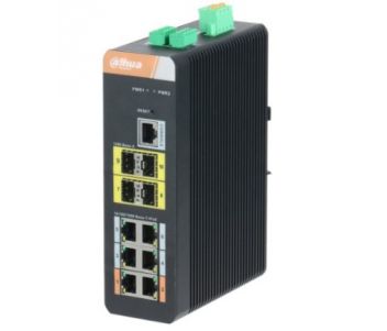 Dahua 6-портовий керований комутатор з 6 РоЕ портами DH-PFS4410-6GT-DP