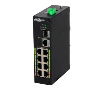 Dahua 8-портовий ePoE комутатор DH-LR2110-8ET-120