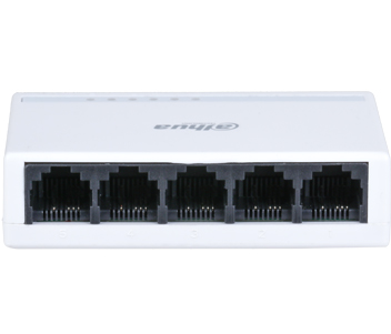 Комутатор Dahua DH-PFS3005-5ET-L, 5 портів, 100 Мбіт/с, некерований
