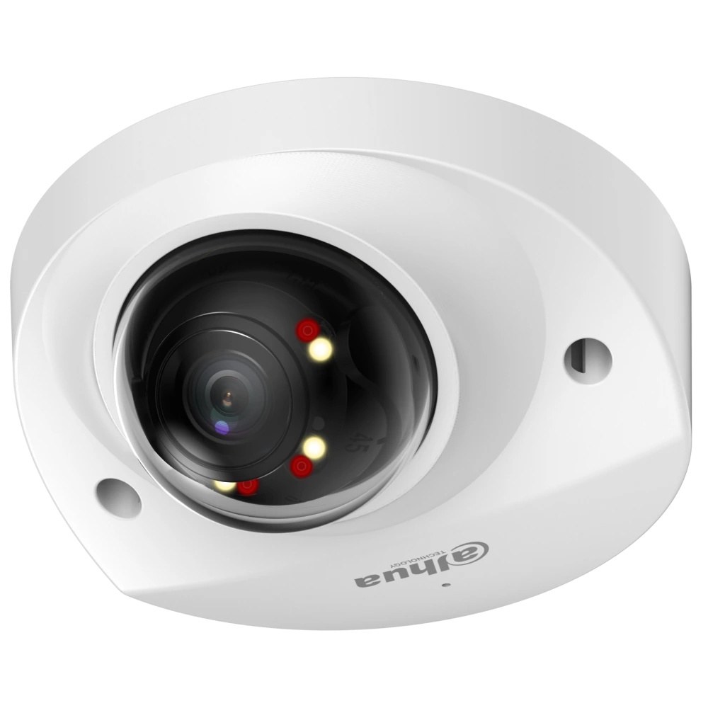 IP камера 4 МП Dahua DH-IPC-HDBW2449F-AS-IL (2.8 мм) з мікрофоном та подвійною підсвіткою