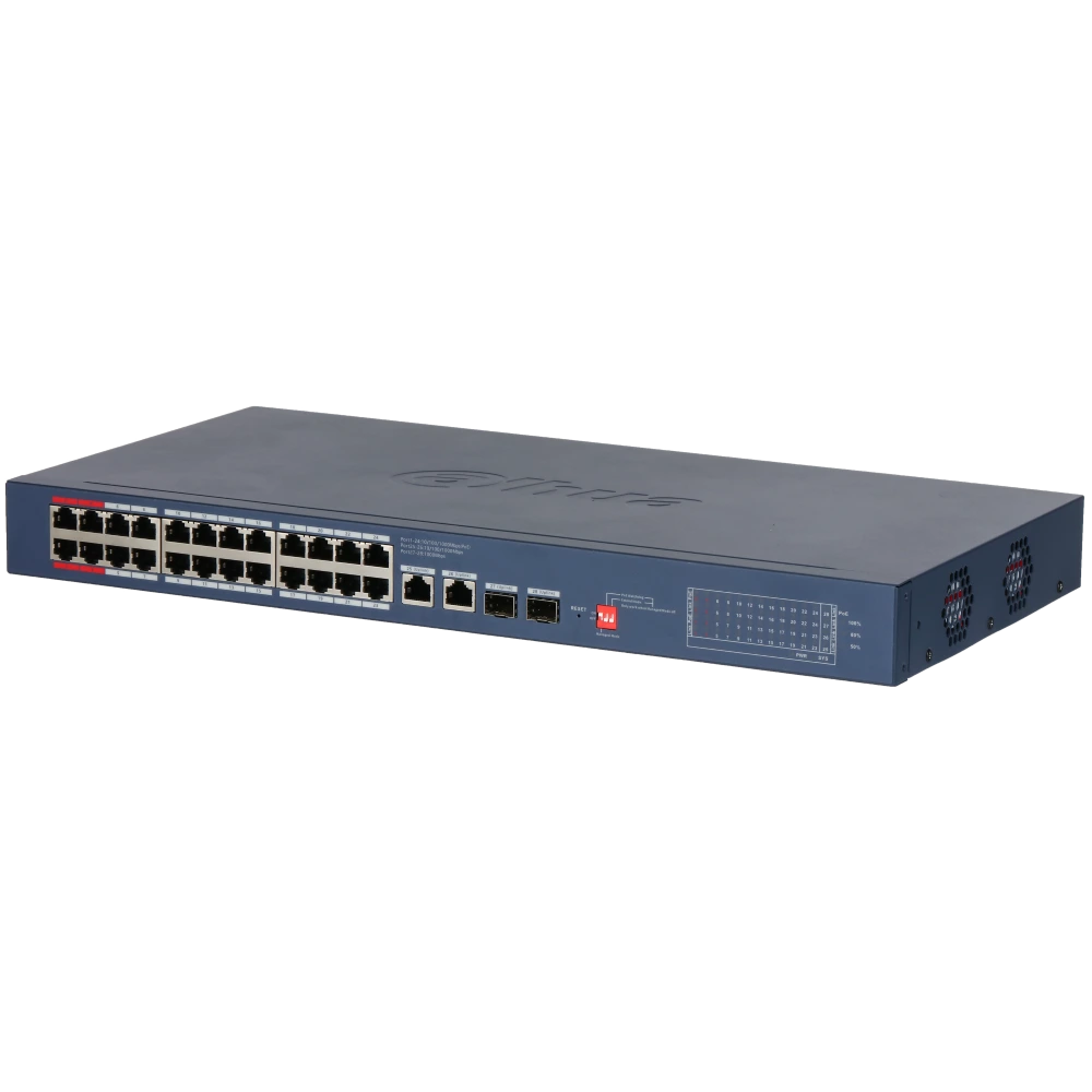 Комутатор 26 портів керований              Dahua DH-CS4228-24GT-375 PoE          